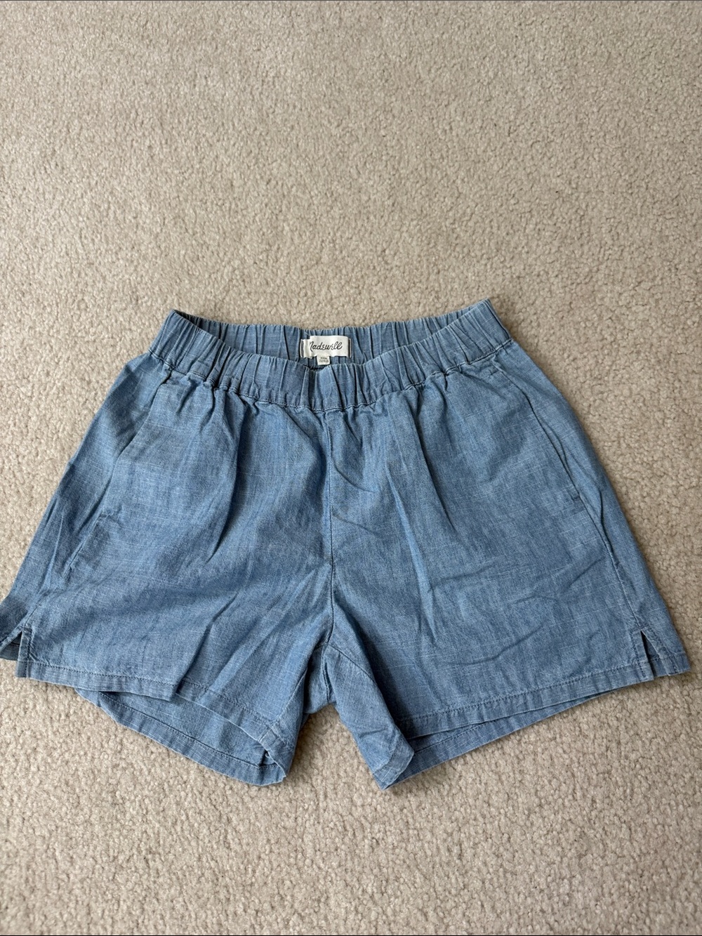 NWT Madewell Light Blue High Waist Women’s Shorts